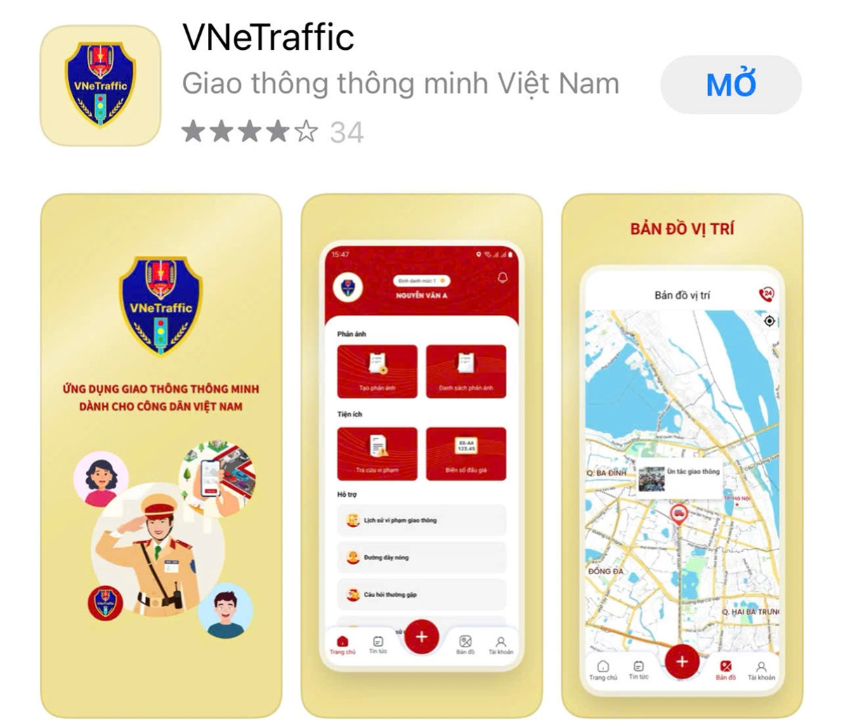VNeTraffic - Tra Cứu Phạt Nguội & Thông tin Xe